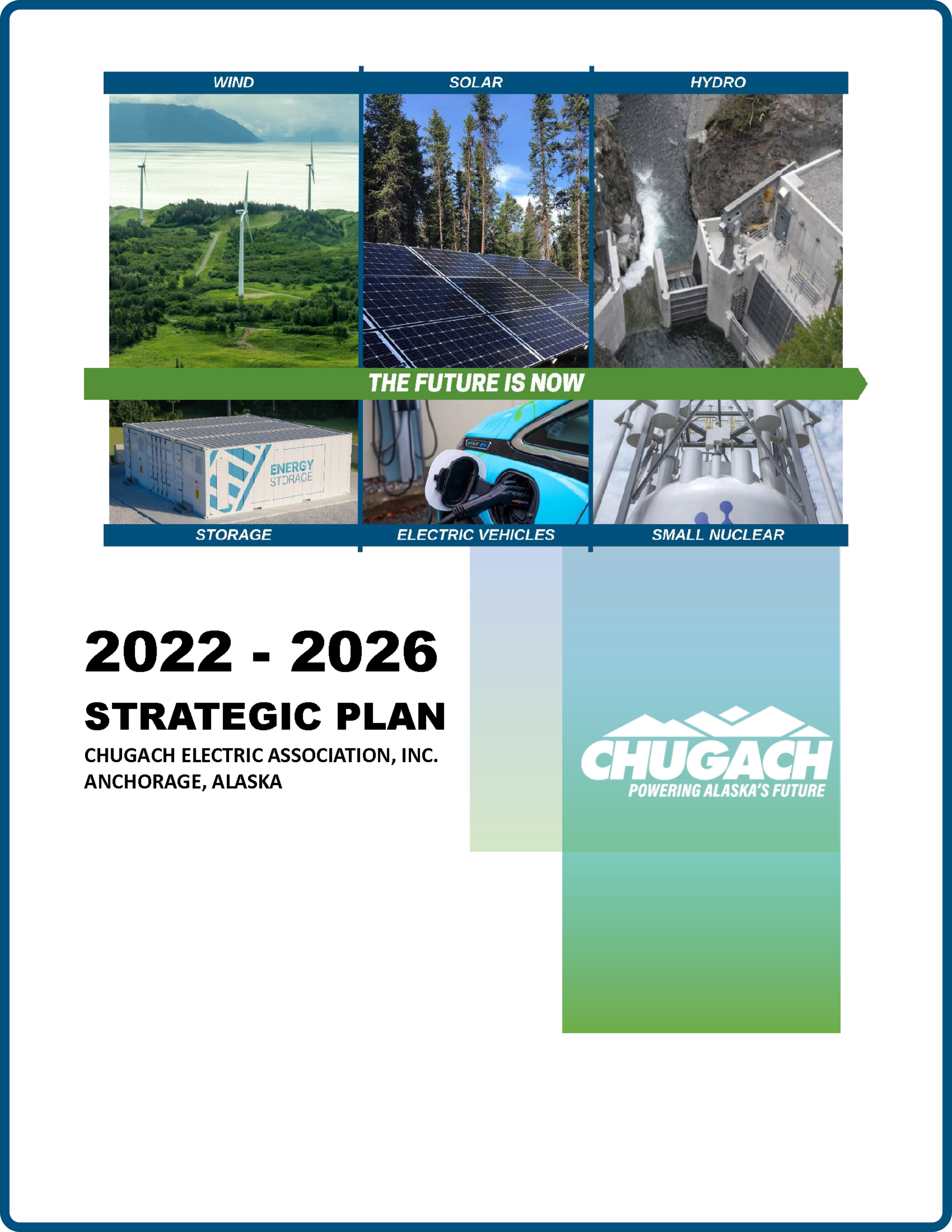 Click to view 2022-2026 Chugach Electric Strategic Plan