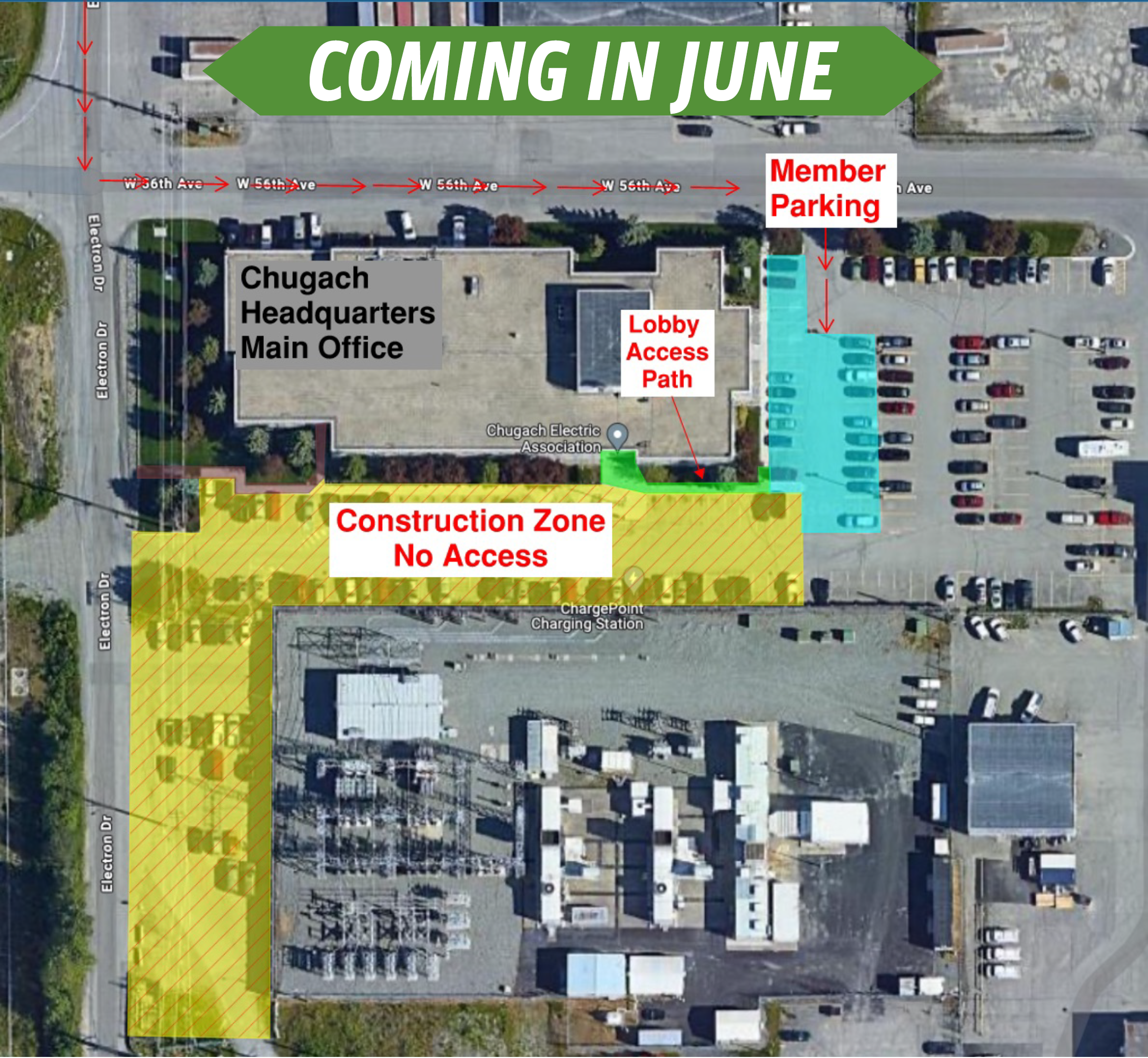 2024 parking lot construction map